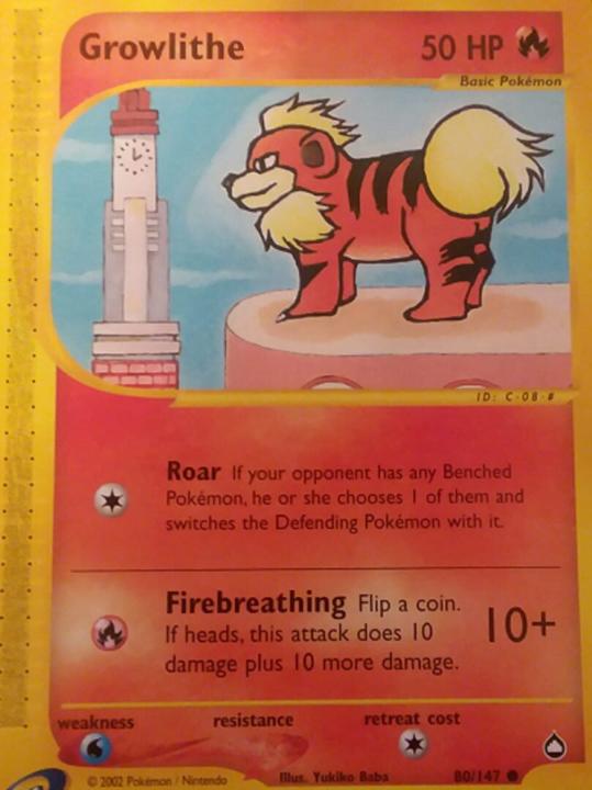 Construction: Action - Map: Growlithe